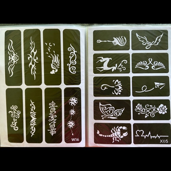 Fun home sparkle tattoos/kit - Picture 6 of 10